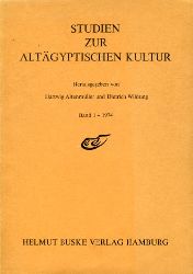 Altenmller, Hartwig (Hrsg.) und Dietrich (Hrsg.) Wildung:  Studien zur altgyptischen Kultur 1. 