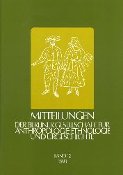   Mitteilungen der Berliner Gesellschaft fr Anthropologie, Ethnologie und Urgeschichte. Bd. 12. 