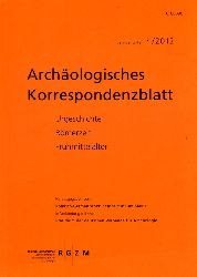   Archologisches Korrespondenzblatt. Urgeschichte - Rmerzeit - Frhmittelalter. Jahrgang 42. 2012. Heft 4. 
