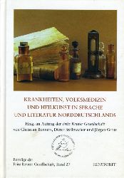 Brunners, Michael (Hrsg.):  Krankheiten, Volksmedizin und Heilkunst in der Sprache und Literatur Norddeutschlands. Beitrge der Fritz-Reuter-Gesellschaft Band 27. 