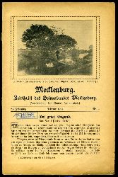   Mecklenburg. Zeitschrift des Heimatbundes Mecklenburg. 23. Jg. (nur) Heft 1. 