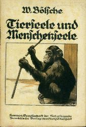 Blsche, Wilhelm:  Tierseele und Menschenseele. Kosmos. Gesellschaft der Naturfreunde. Kosmos Bibliothek 97. 