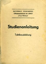Nietzschmann:  Studienmaterial. Taktikausbildung. 
