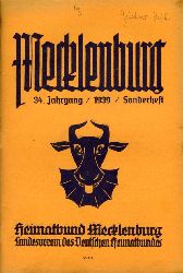   Mecklenburg. Zeitschrift des Heimatbundes Mecklenburg. 34. Jg. (nur) Sonderheft. 