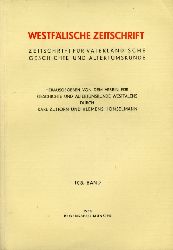 Zuhorn, Karl (Hrsg.) und Klemens (Hrsg.) Honselmann:  Westflische Zeitschrift 108. Band 1958. Zeitschrift fr Vaterlndische Geschichte und Altertumskunde 