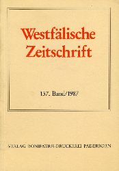 Hohmann, Friedrich Gerhard (Hrsg.) und Erwin (Hrsg.) Iserloh:  Westflische Zeitschrift 137. Band 1987. Zeitschrift fr Vaterlndische Geschichte und Altertumskunde 