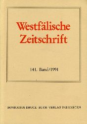 Behr, Hans-Joachim (Hrsg.) und Friedlich Gerhard (Hrsg.) Hohmann:  Westflische Zeitschrift 141. Band 1991. Zeitschrift fr Vaterlndische Geschichte und Altertumskunde 