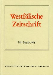 Behr, Hans-Joachim (Hrsg.) und Friedlich Gerhard (Hrsg.) Hohmann:  Westflische Zeitschrift 148. Band 1998. Zeitschrift fr Vaterlndische Geschichte und Altertumskunde 
