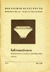 Keiling, Horst (Hrsg.):  Informationen des Bezirksarbeitskreises fr Ur- und Frhgeschichte Schwerin. Nr. 8, 1968. 