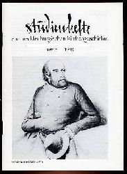 Schnorr, Werner (Hrsg.):  Studienhefte zur mecklenburgischen Kirchengeschichte Jg. 2 (nur) H. 5. 