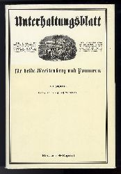   Unterhaltungsblatt fr beide Mecklenburg und Pommern. Redigiert von Fritz Reuter. Neubrandenburg 1855/56. Vollstndiger Reprint. Mit einer Nachbemerkung von Arnold Hckstdt. 