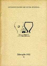 Richter, Gerhard (Hrsg.) und Rudolf (Hrsg.) Langhammer:  Altmrkisches Museum Stendal. Jahresgabe 6. 
