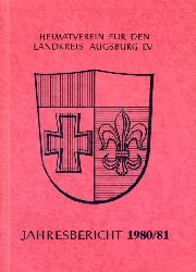   Heimatverein fr den Landkreis Augsburg. Jahresbericht 1980/81. 