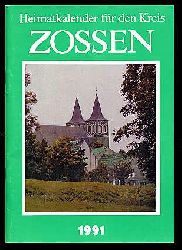   Heimatkalender fr den Kreis Zossen. Jg. 34, 1991. 