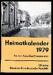   Heimatkalender fr den Kreis Bad Freienwalde 23. 1979. 