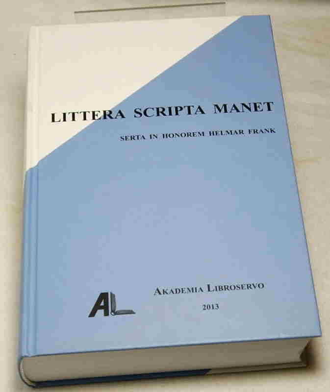 Barandovská-Frank, Vera  Littera Scripta Manet.  