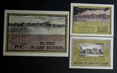   Reutergeld Schönberg, die Stadt im Lande Ratzeburg 