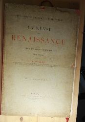 RASCHDORFF, Julius C.  BAUKUNST DER RENAISSANCE: ENTWUERFE VON STUDIRENDEN unter Leitung von J. C. Raschdorff. Mit fnfundsechzig  Tafeln. [in Lichtdrucktafeln auf Karton]   