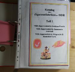 Schrgut, Gerhard  Katalog der Zigarrenfabriken der DDR. Teil 1 - 4. 