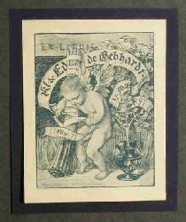 Gebhardt, Eduard  Ex Libris Ikl & Ed de Gebhardt.  