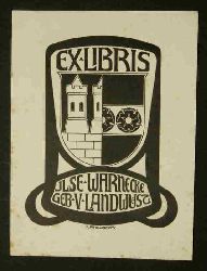 Rheude, Lorenz  Ex Libris Ilse Warnecke, geb. v. Landwst.  