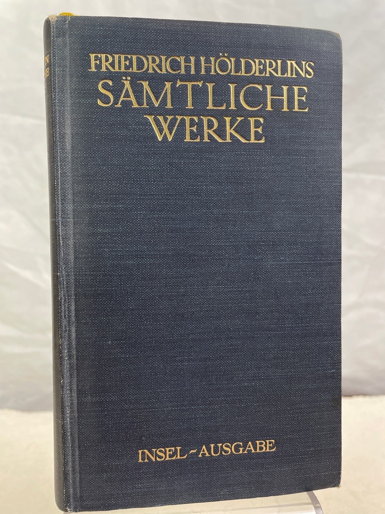 Hölderlin, Friedrich:  Sämtliche Werke: Gedichte. 