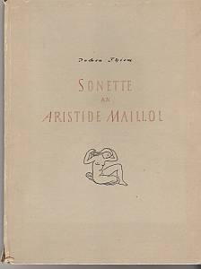 Jochen Thiem  Sonette an Aristide Maillol. 