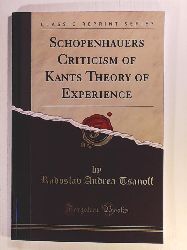 Radoslav Andrea Tsanoff  Schopenhauer