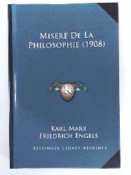 Marx, Karl, Engels, Friedrich  Misere de La Philosophie (1908) 