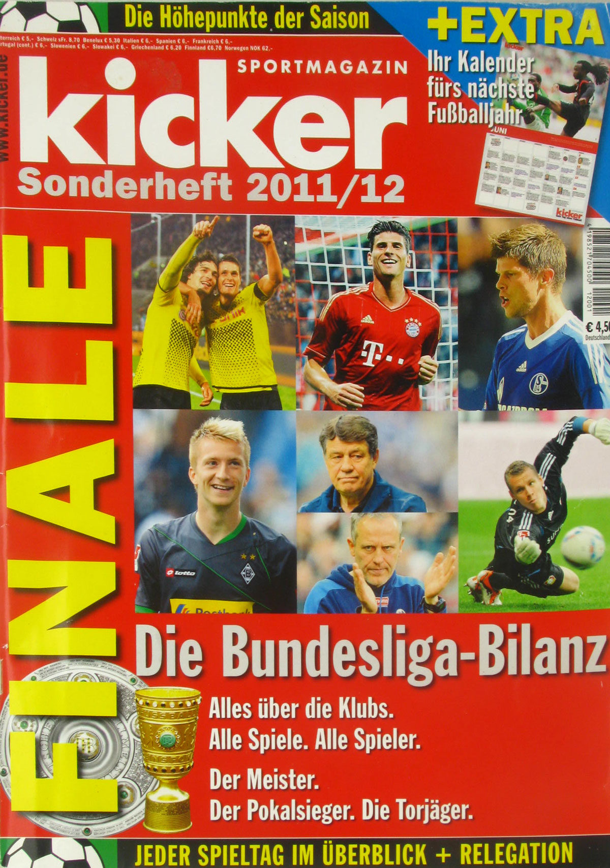 Autorenkollektiv:  Die Bundesliga-Bilanz. Kicker Sonderheft 2011/12. Finale. 