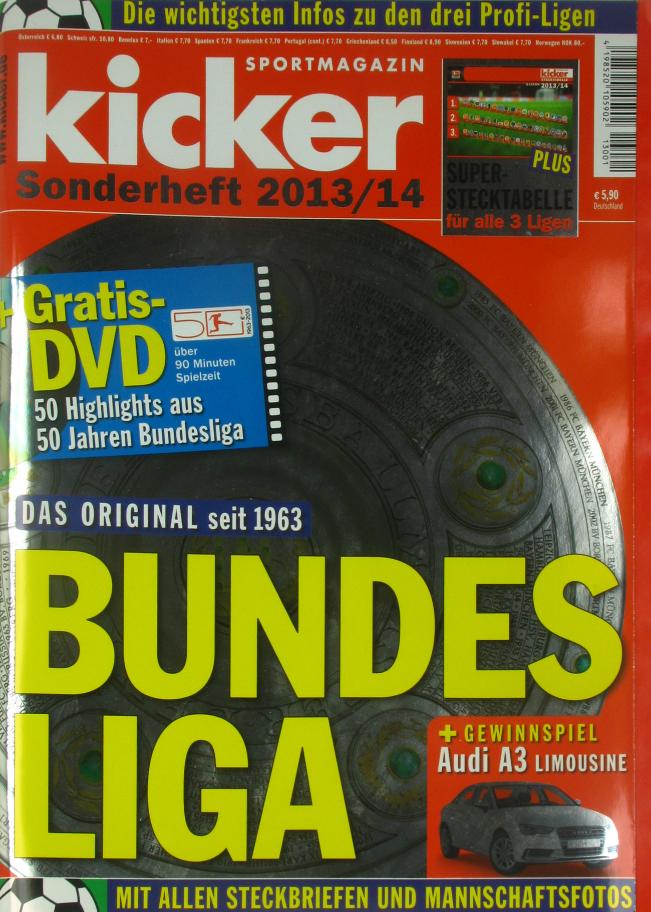 Autorenkollektiv:  Kicker Sonderheft Bundesliga 2013/14 