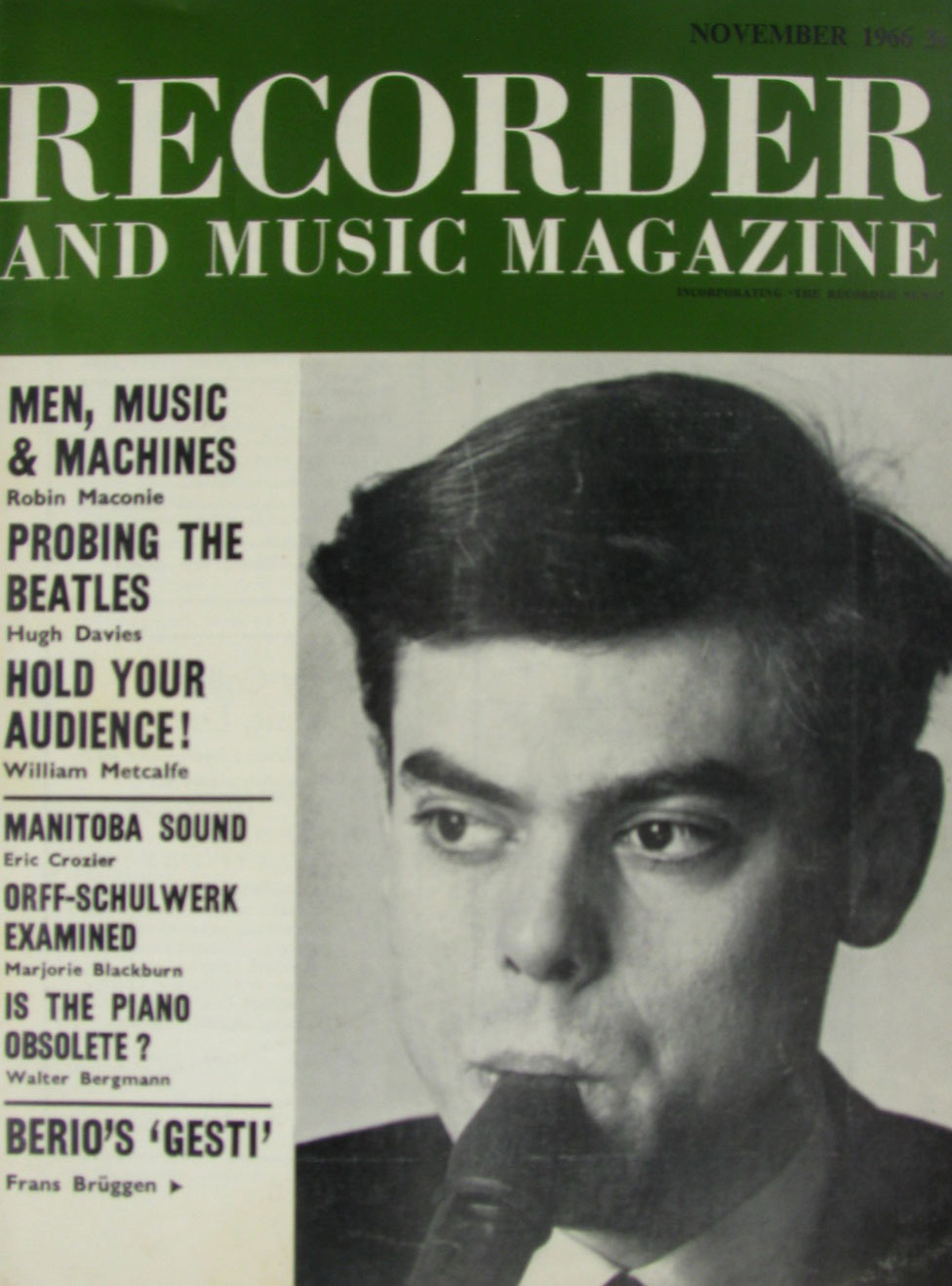   Recorder and Music Magazine (November 1966) 