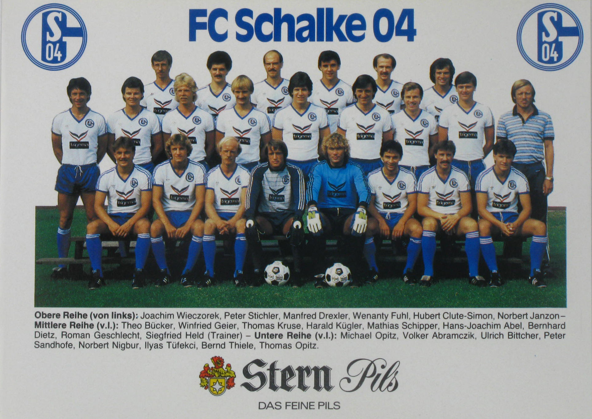   Mannschaftskarte FC Schalke 04 