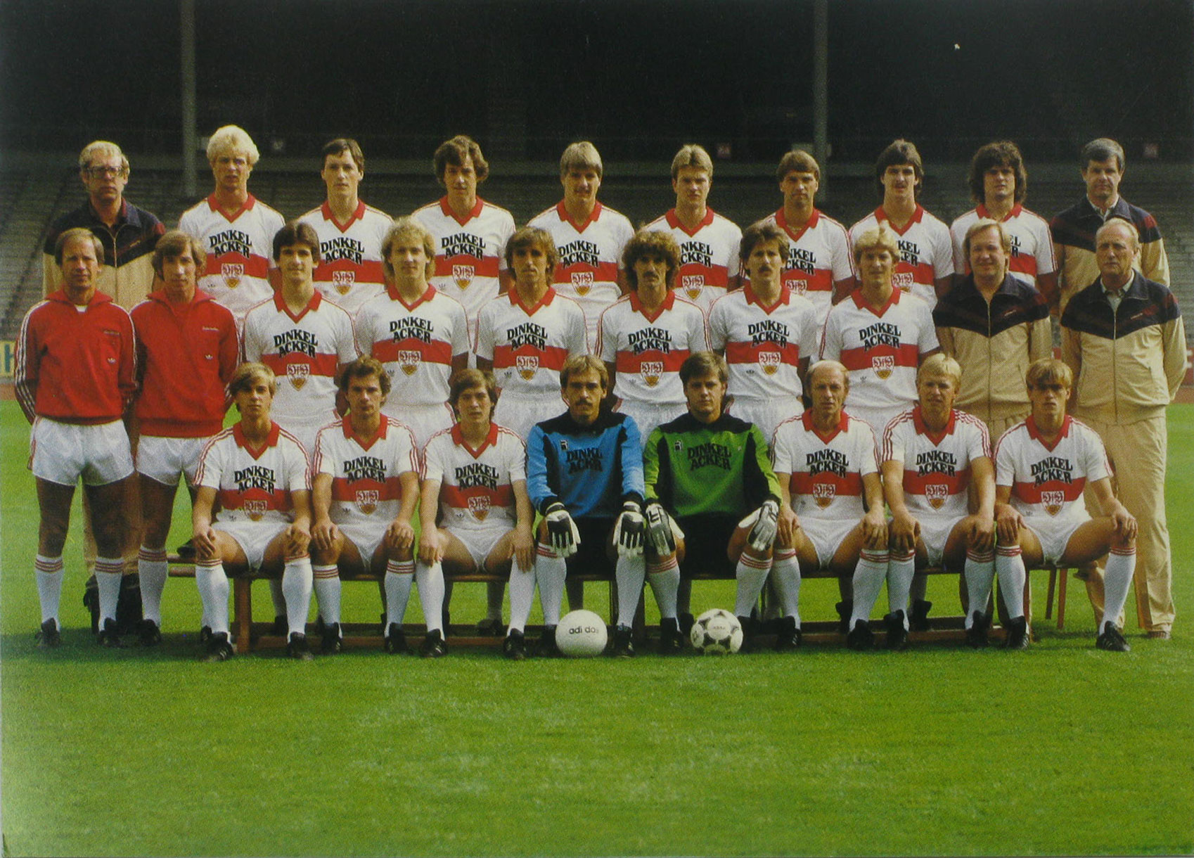   Mannschaftskarte VfB Stuttgart 1982/83 