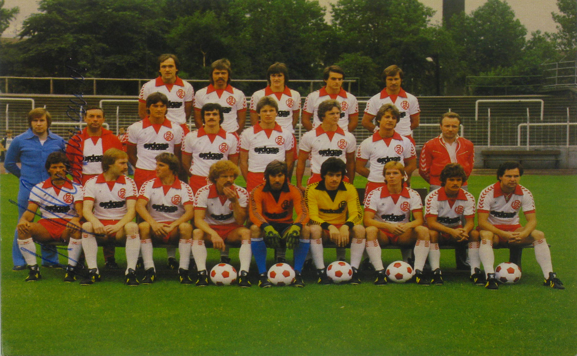   Mannschaftskarte Rot-Weiß Essen (Saison 1978/79) 