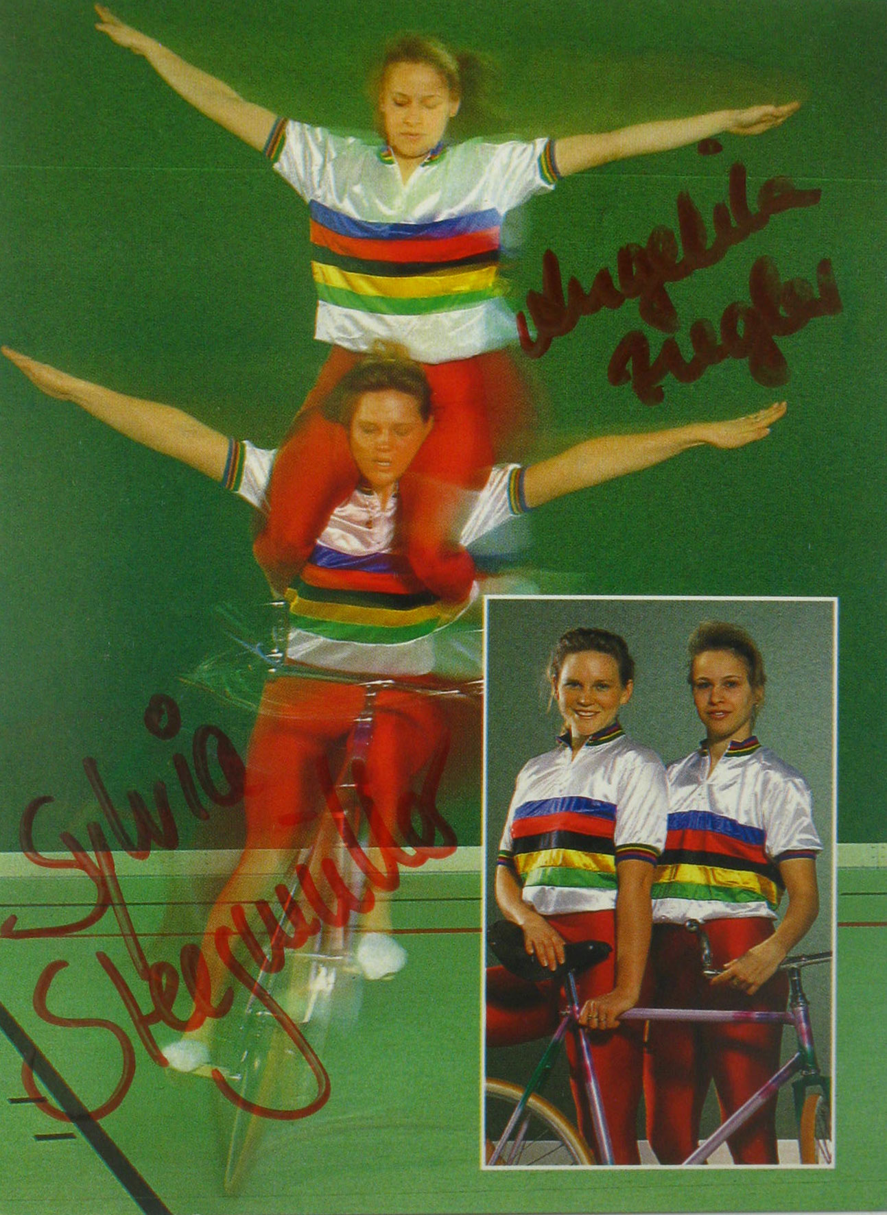   AK Sylvia Steegmüller / Angelika Ziegler (Radsport) (1) 