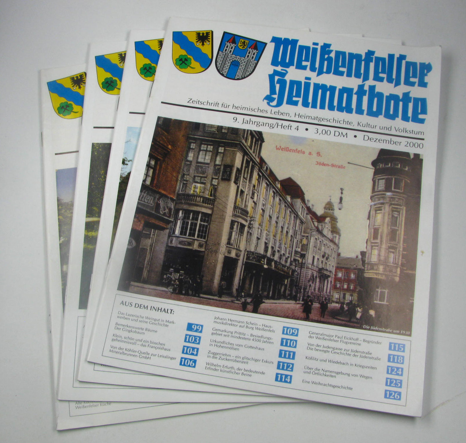 Autorenkollektiv:  Weißenfelser Heimatbote (Hefte 1-4/2000) 