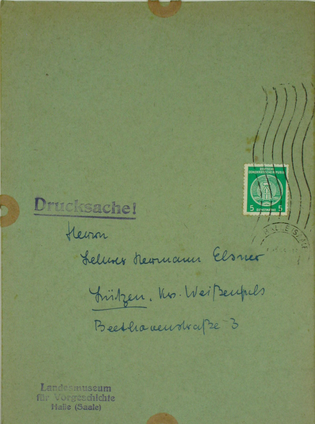 Toepfer, Volker:  Vorgeschichtliche Museumsarbeit und Bodendenkmalpflege (Nr. 3 / 1955) 