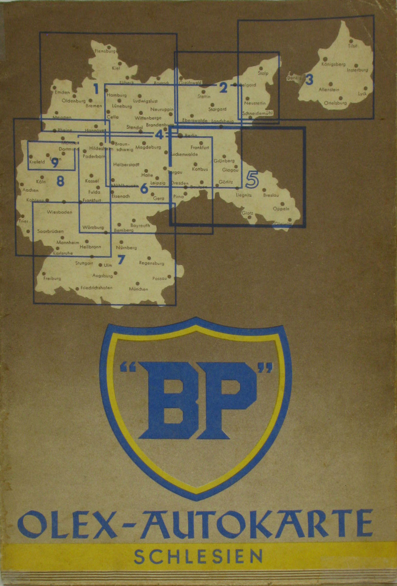   BP OLEX-Autokarte Schlesien (Karte 5) 