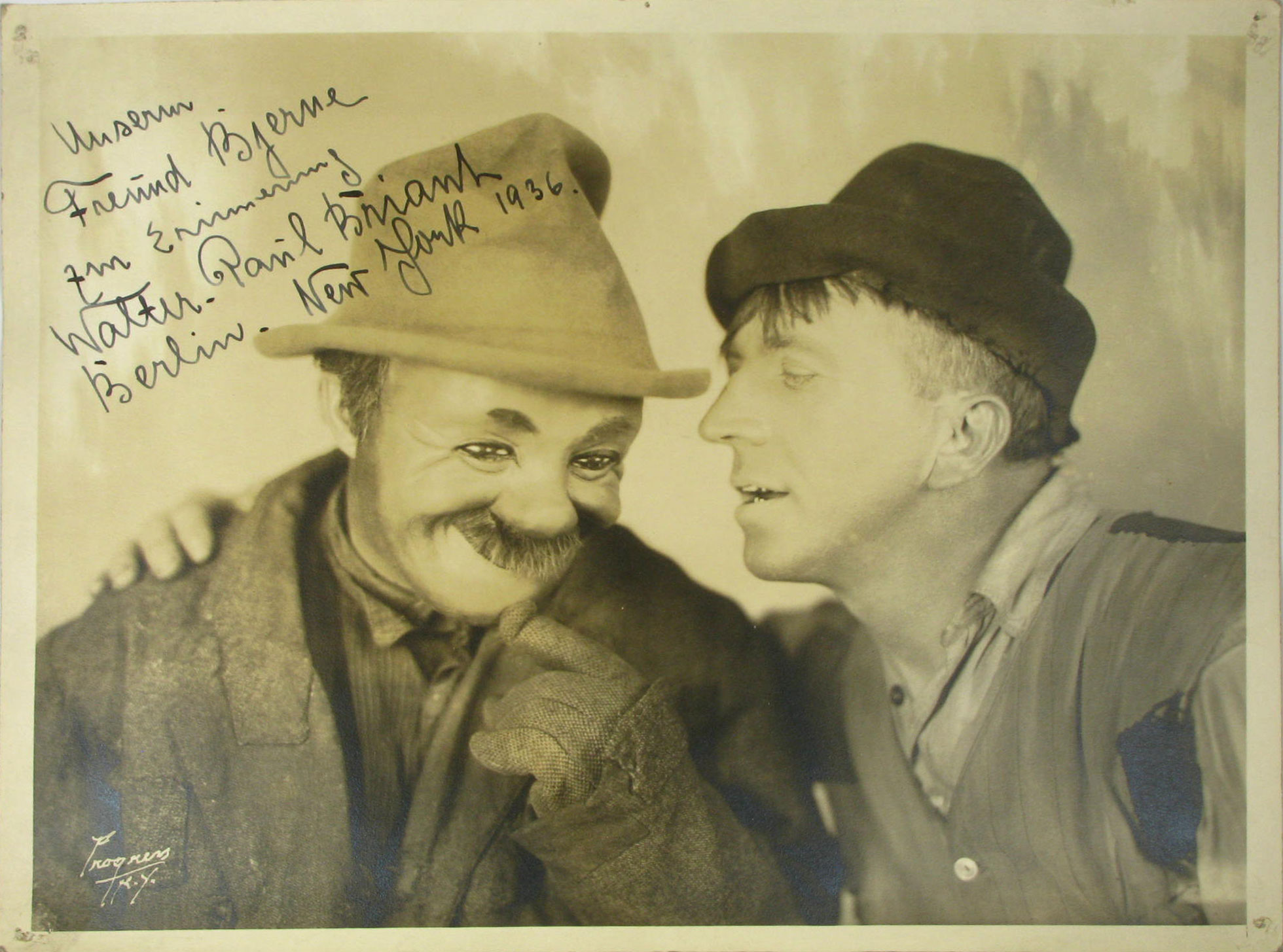   Künstlerfoto Clowns Walter und Paul Briant 