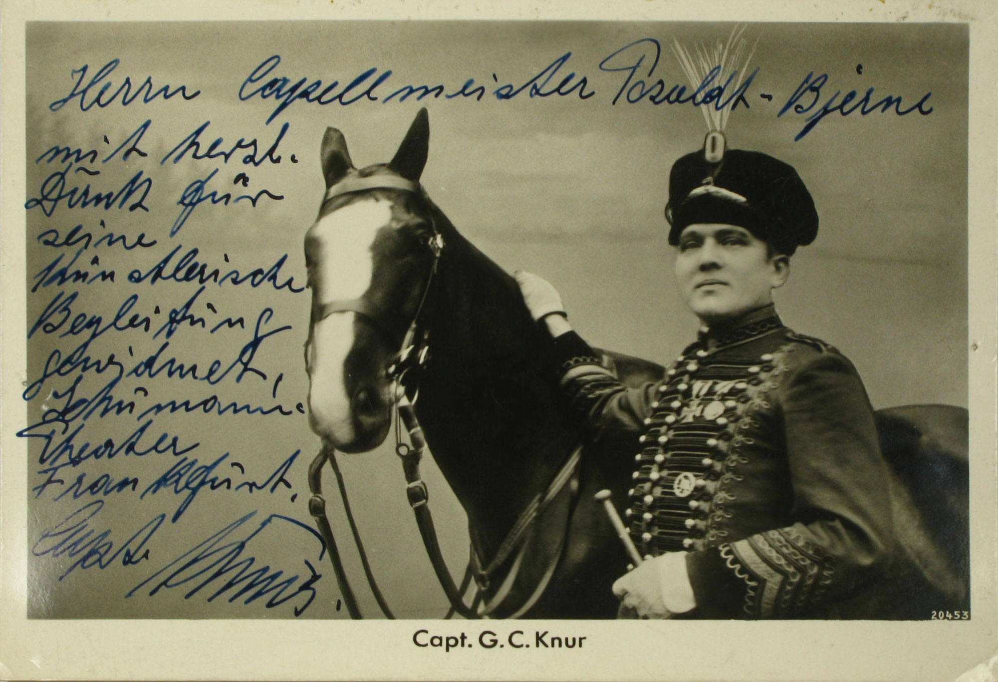   Künstlerfoto Capt. G. C. Knur 