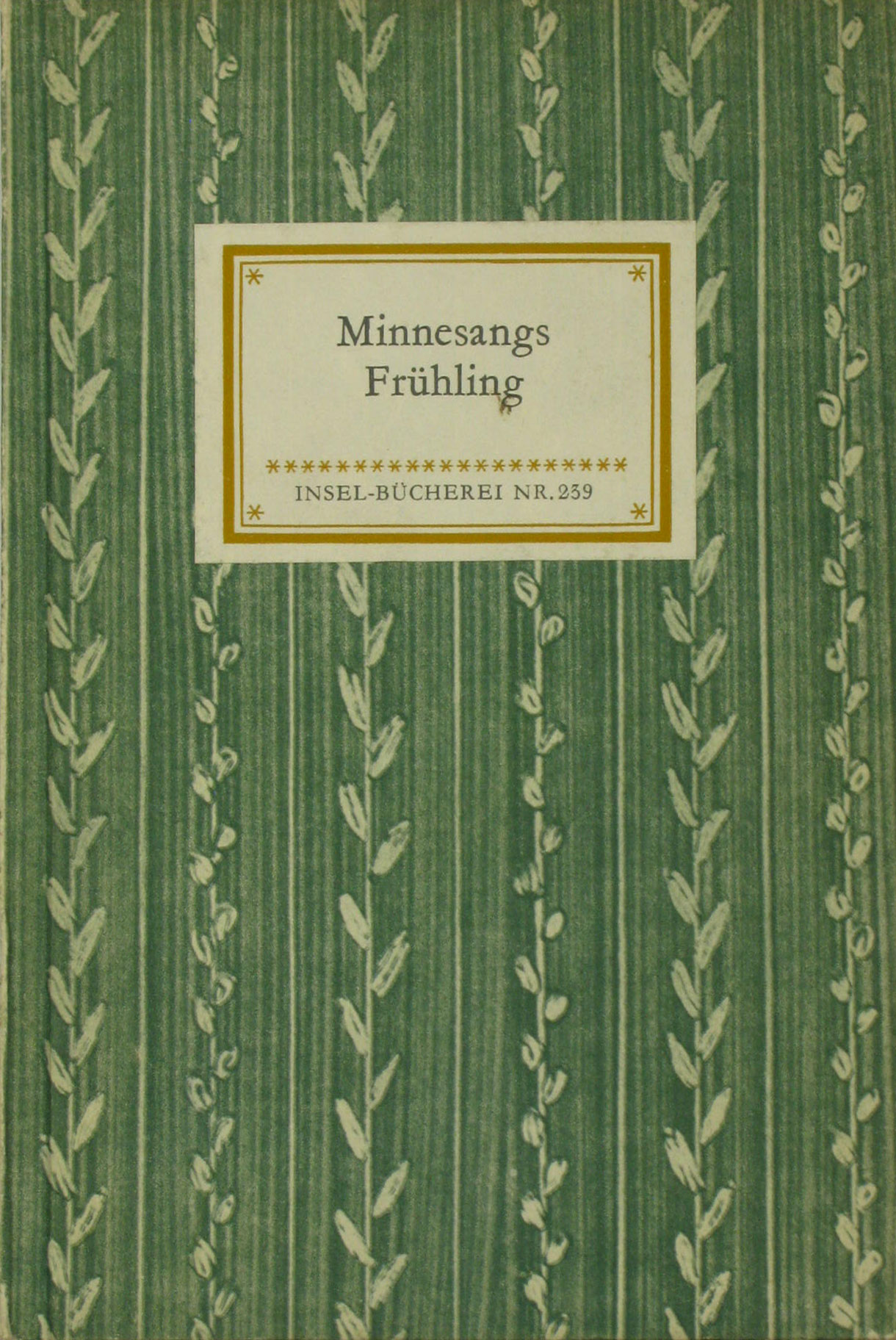 von Kraus, Carl (Auswahl):  Minnesangs Frühling 