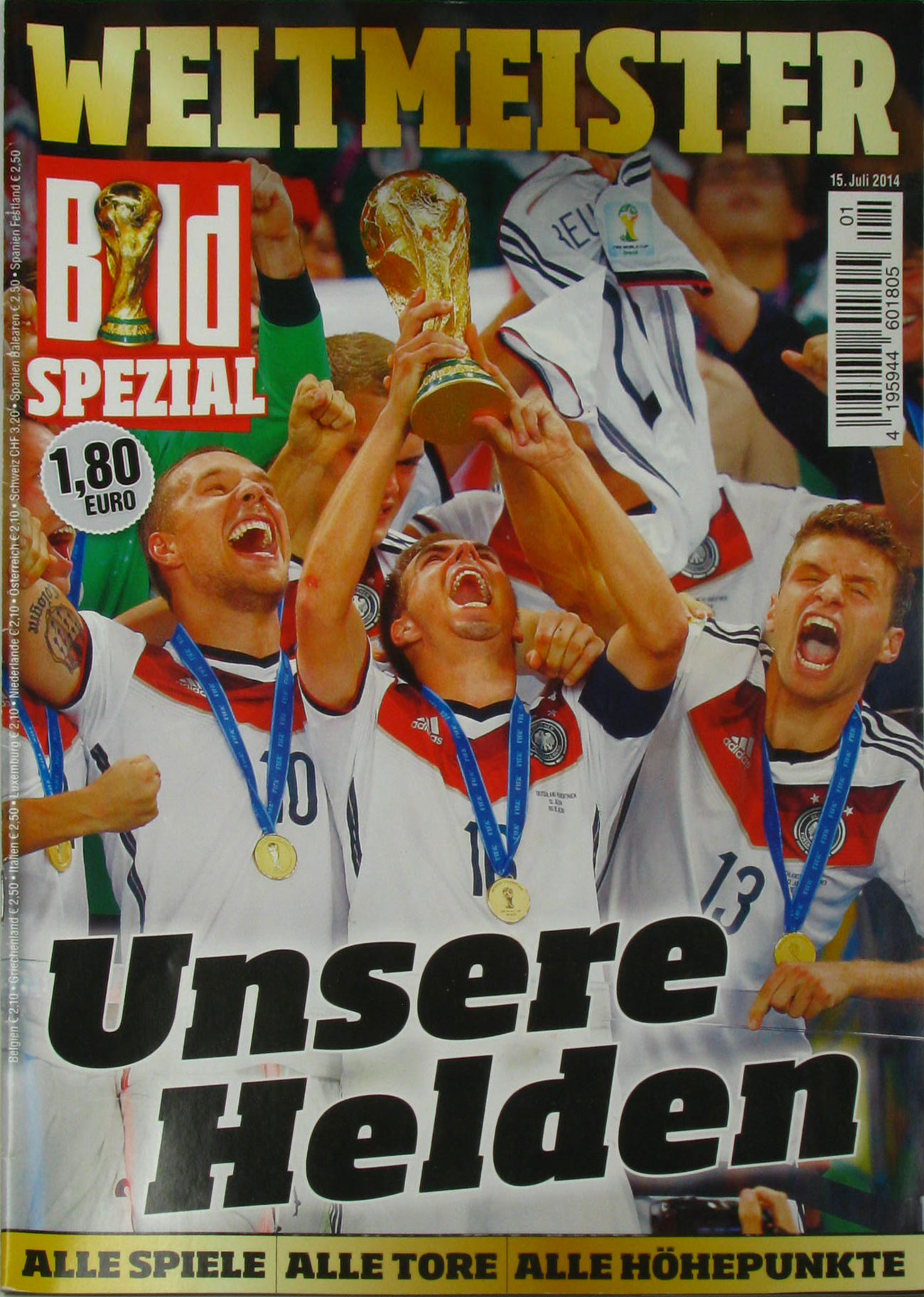   Bild Spezial Weltmeister 2014. Unsere Helden. 