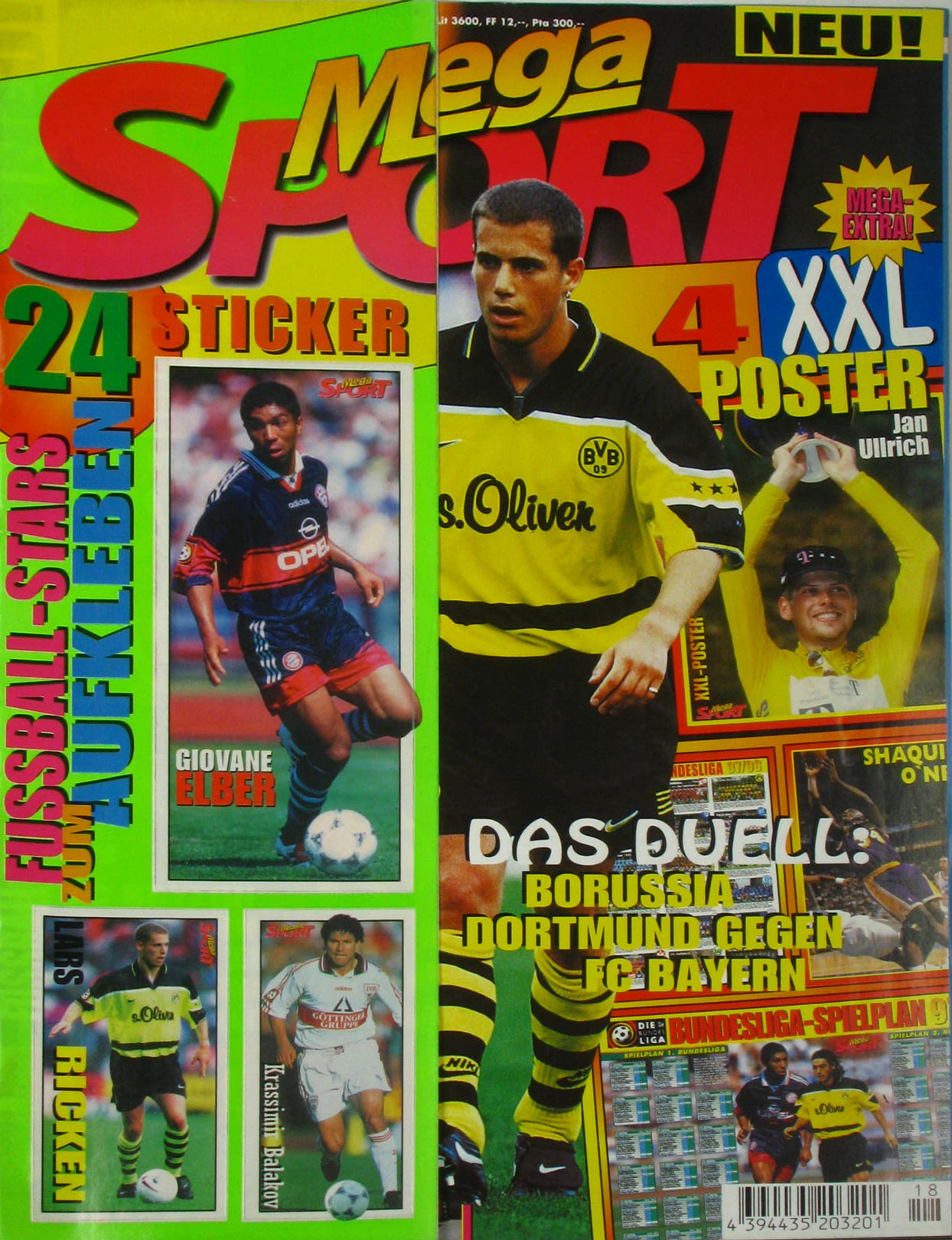 Marquard, Jürg (Verleger):  Mega Sport Heft 18/97 