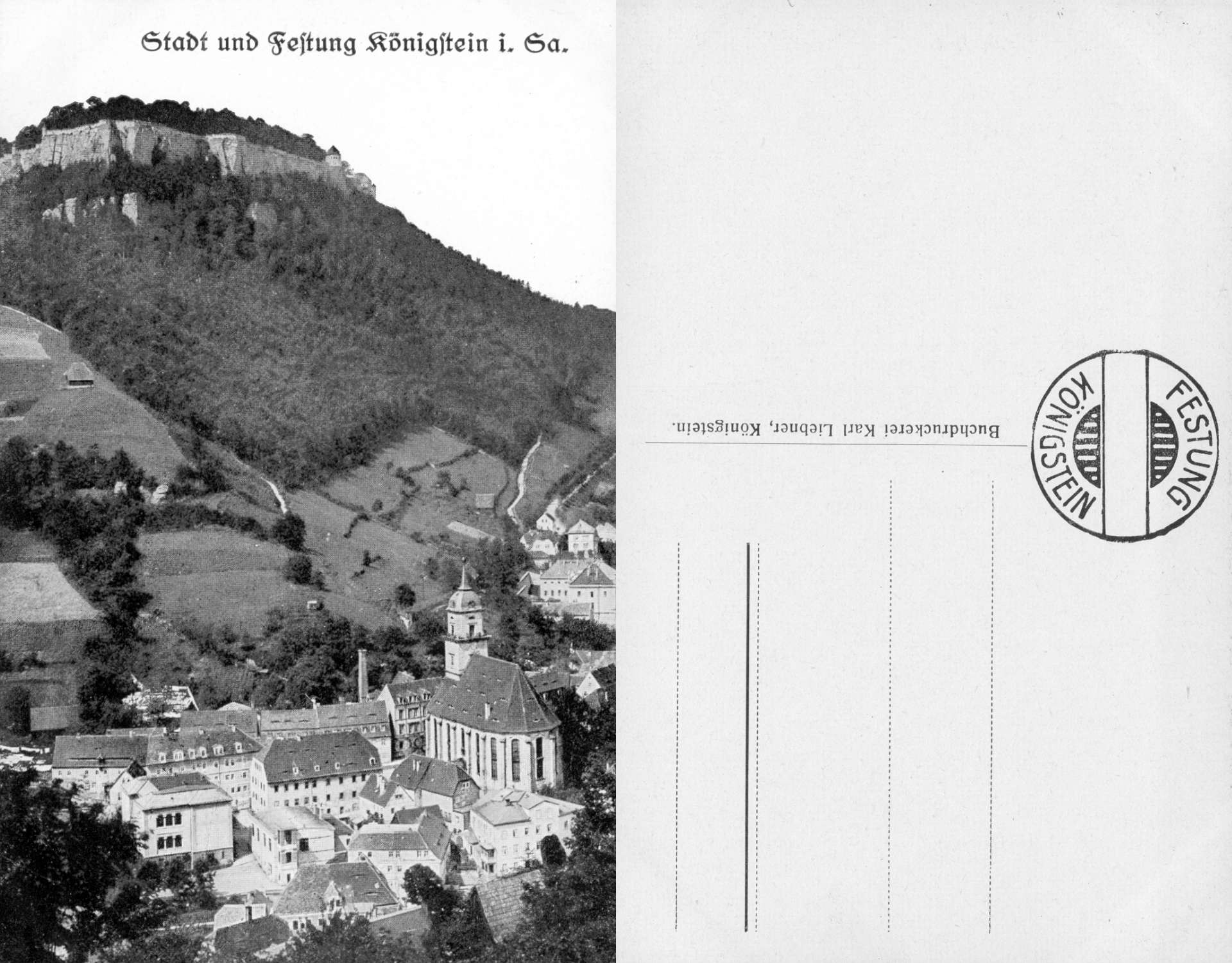   AK Stadt und Festung Königstein i. Sa. 