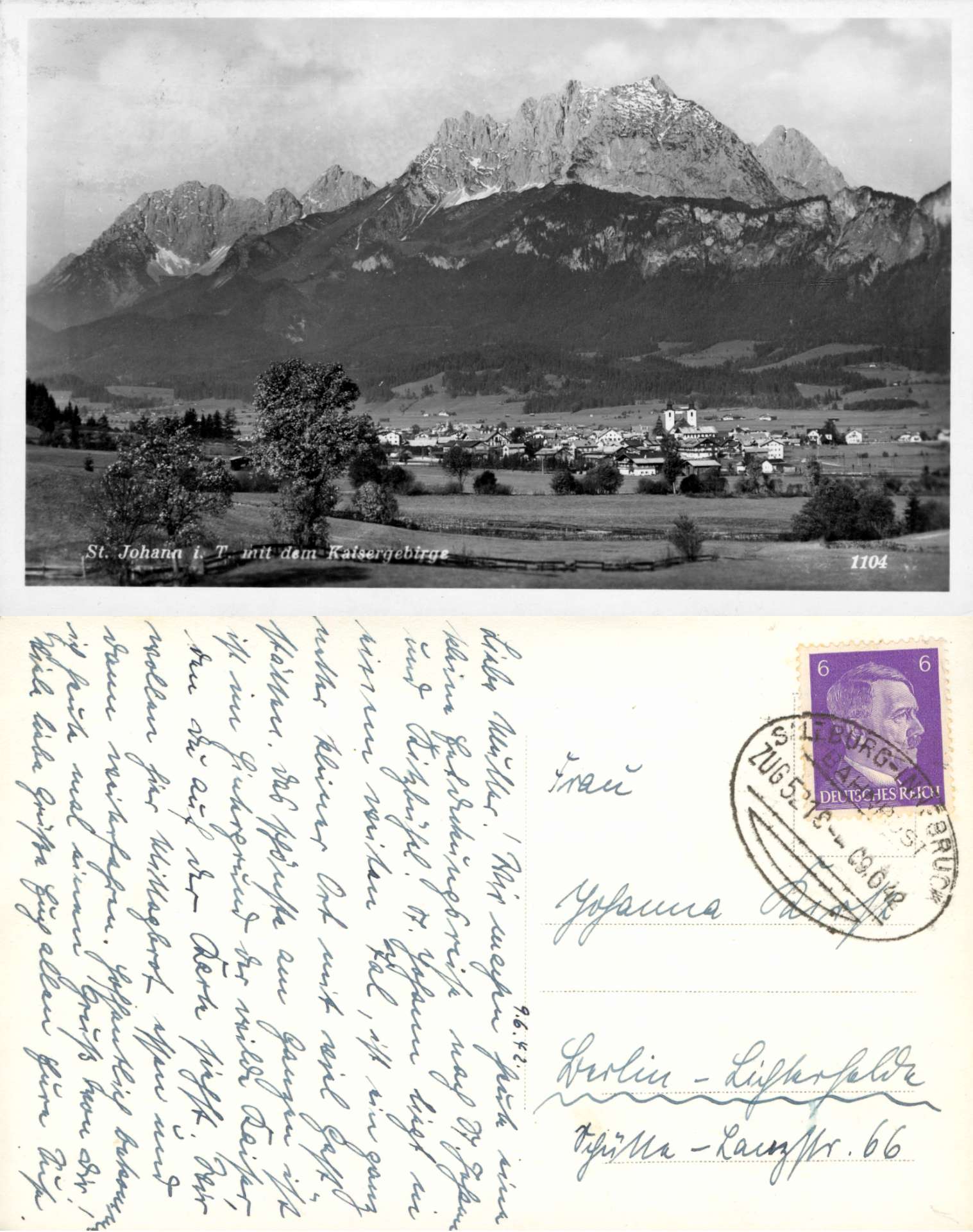   AK St. Johann i. T. mit dem Kaisergebirge (Nr. 1104) 