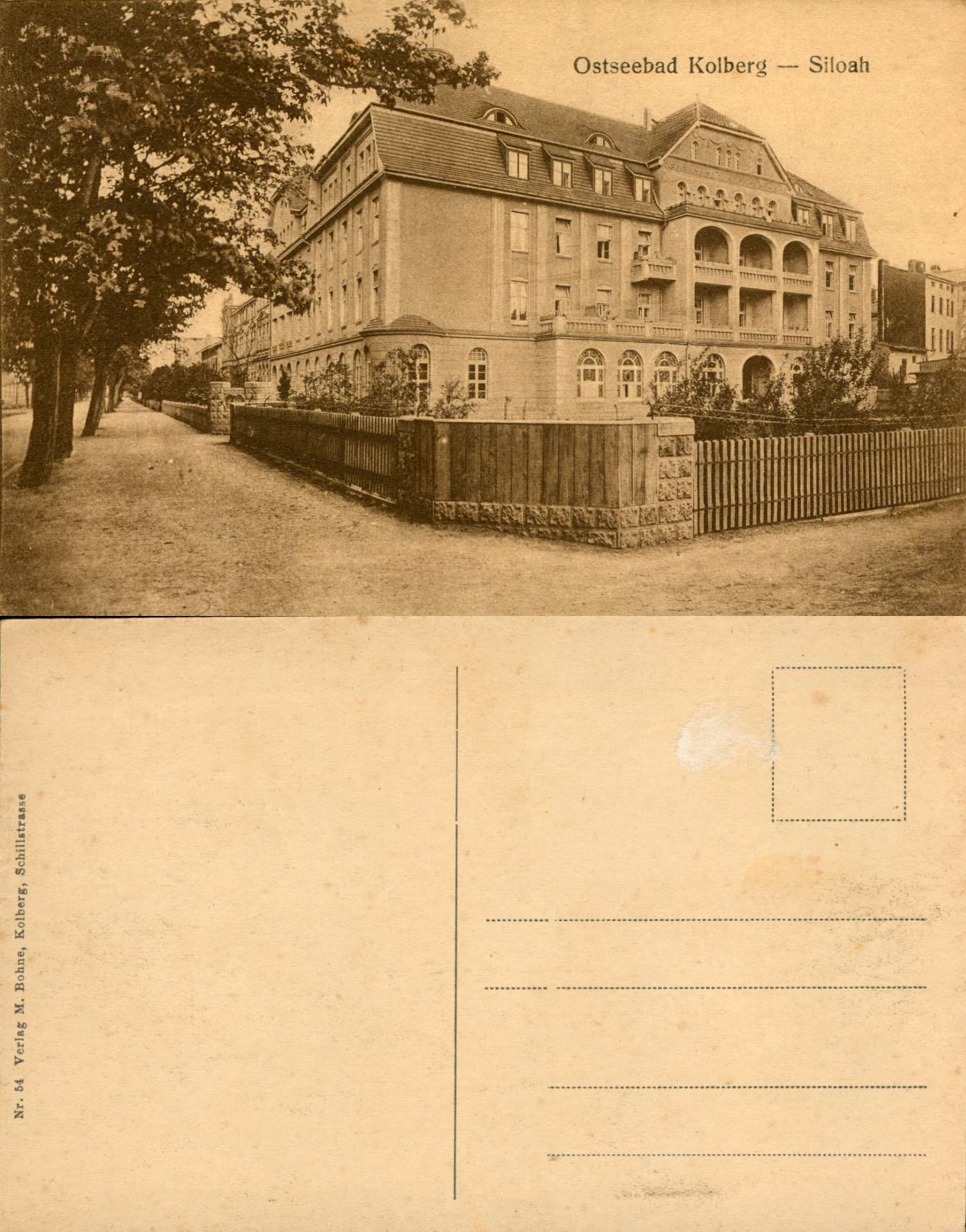   AK Ostseebad Kolberg - Siloah (Nr. 54) 