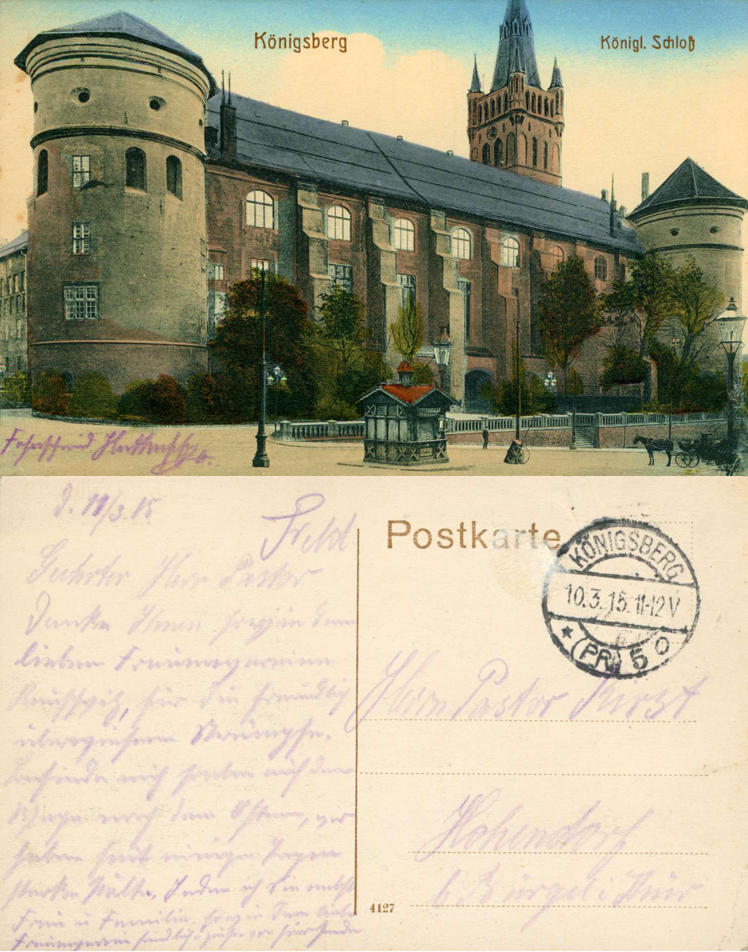   AK Königsberg - Königl. Schloß 