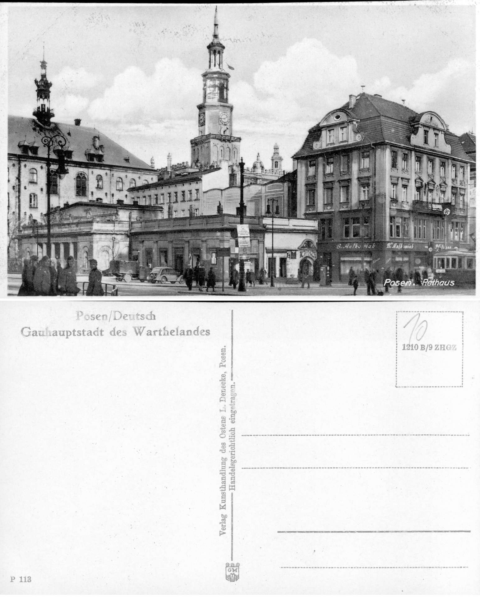   AK Posen - Rathaus (P 113) 