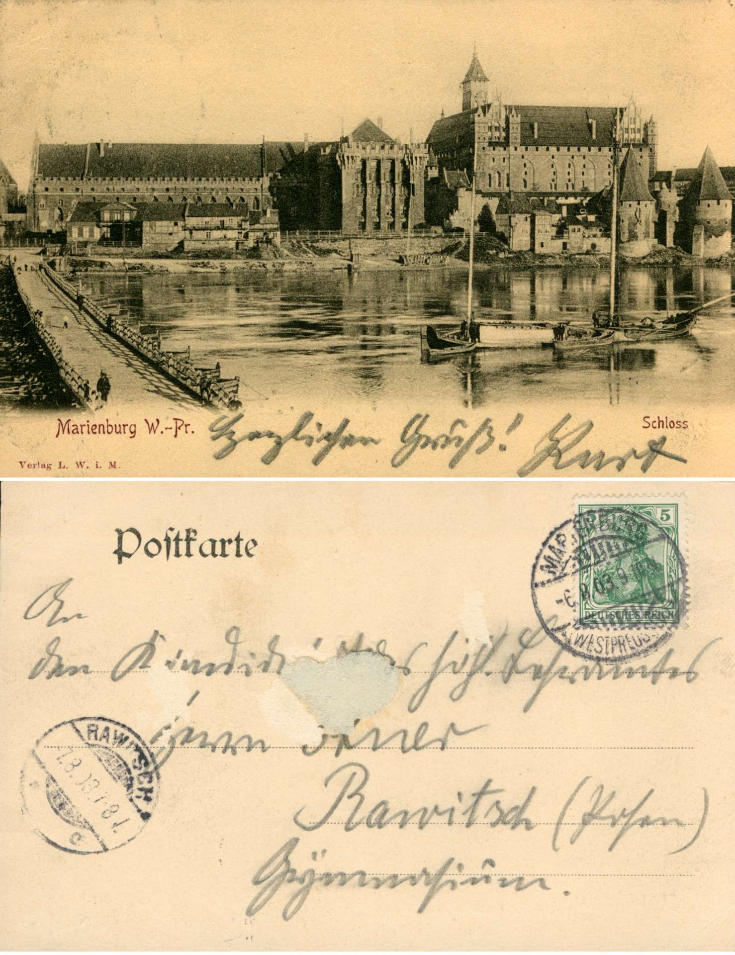   AK Marienburg W.-Pr. - Schloss 